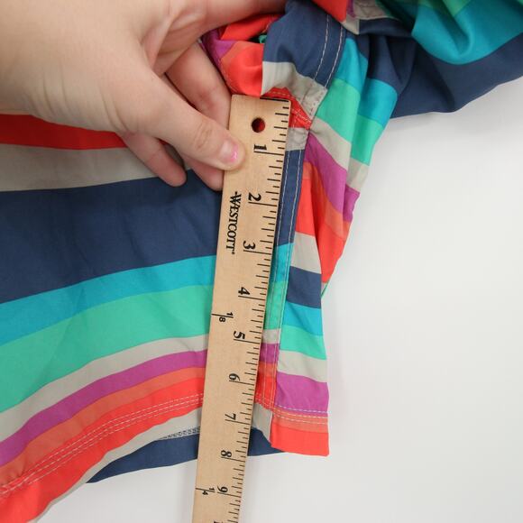 SAXX Betawave Swim Trunks Multicolor Striped Board Shorts Quick Dry Size 38 NWT - Picture 10 of 15